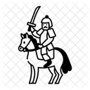 Sword Training Martial Art Fighter Icon