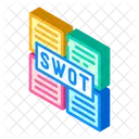Swot Analysis Isometric Icon