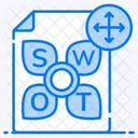 Swot Analysis Swot Matrix Strategic Planning Icon