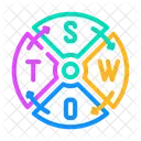 Swot Marketing Chart Financial Chart Icon