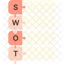 Infografik SWOT Symbol