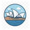 Sydney Beruhmtes Gebaude Wahrzeichen Symbol
