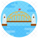Sydney Harbor Bridge Arch Bridge Footbridge Icon