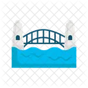 Sydney Harbour Bridge Flat Icône