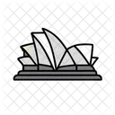 Opernhaus Von Sydney Sydney Australien Symbol