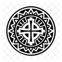 Symbole De Foi Croix Tribal Icône