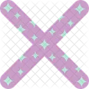 Fois Croix Lilas Icône