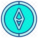 Symbole Ethereum Ethereum Piece De Monnaie Ethereum Icône