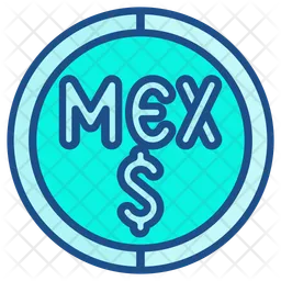 Symbole du peso mexicain  Icône