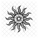 Symbole Du Soleil Icône