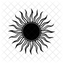Symbole Du Soleil Icône