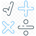 Symboles Mathematiques Mathematiques Symboles Icône