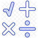 Symboles Mathematiques Mathematiques Symboles Icône