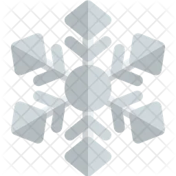 Symmetrical Snowflake  Icon