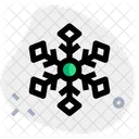 Symmetrical Snowflake Icon