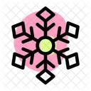 Symmetrische Schneeflocke Symbol