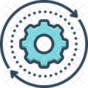 Sync Cogwheel Rotate Icon