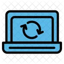 Sync Backup Laptop Icon