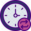 Sync Clock Sync Time Refresh Time Icon