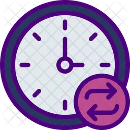 Sync Clock  Icon