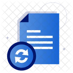 Sync Document  Icon