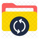 File Sync Data Management Cloud Storage Icon