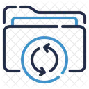 File Backup Data Storage Technology Icon Icon