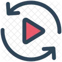 Video Play Streaming Icon