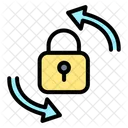 Sync Lock Encrypted Data Reset Password Icon