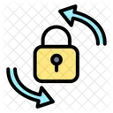 Sync Lock Encrypted Data Reset Password Icon