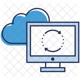 Synchronisation dans le cloud  Icône