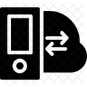 Synchronisation de l'appareil avec le cloud  Icône