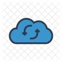 Cloud Backup Server Symbol