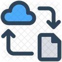 Cloud Computing Synchronisierung Symbol