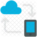 Cloud Computing Synchronisierung Symbol