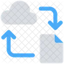 Cloud Computing Synchronisierung Icon