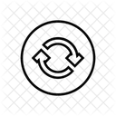 Synchron Kreis Scharf Symbol