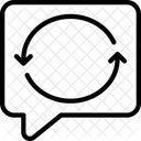 Nachricht synchronisieren  Symbol