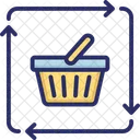 Ecommerce Marketing Shopping Basket Icon