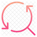 Synchronize Arrows Search Icon