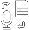 Synthèse de discours  Icône