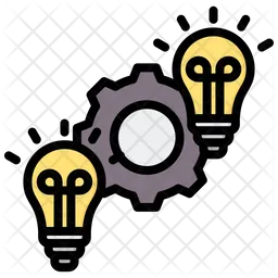 Synthesis Icon - Download in Colored Outline Style