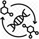 Synthesis Dna Molecule Icon