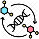 Synthesis Dna Molecule Icon