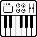 신디사이저 음악 악기 아이콘
