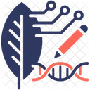 Synthetic Biology Leaf Dna Icon