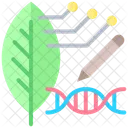Synthetic Biology Leaf Dna Icon