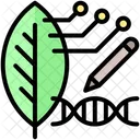 Synthetic Biology Leaf Dna Icon