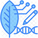 Synthetic Biology Leaf Dna Icon