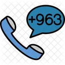 Syria Dial Code  Icon